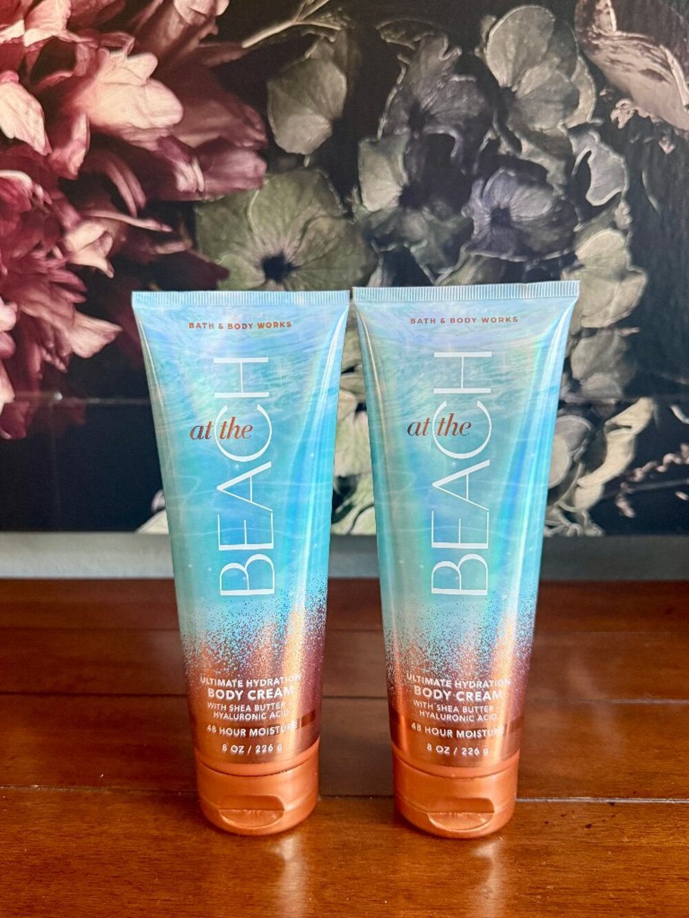 NEW 2-Pc AT THE BEACH Body Creams Full Size Bath & Body Works